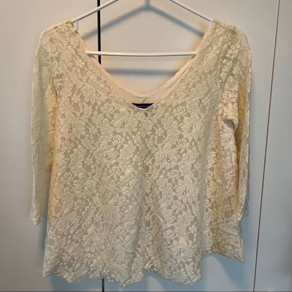 American Eagle Lace Top